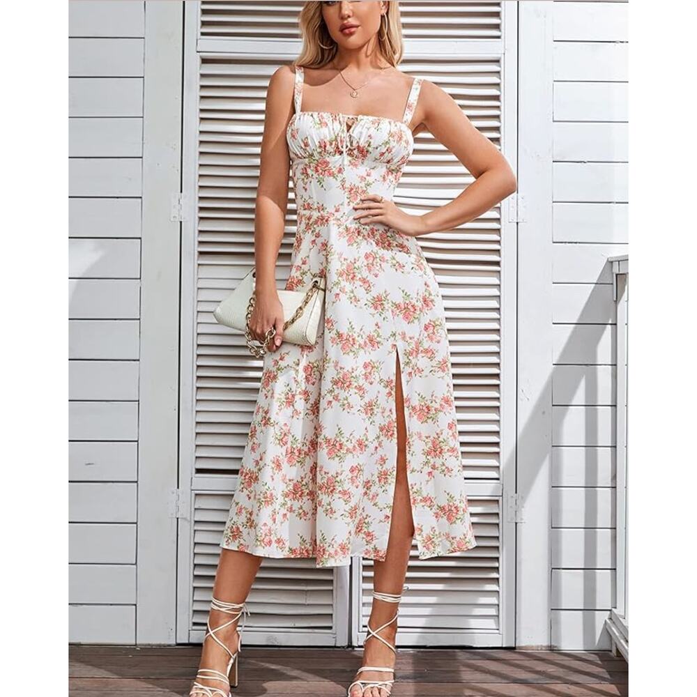 cut out neck dress Black V-Neck Maxi gown for engagement ensuring all eyes are Green Knit Midi Dress Color:Apricot Print